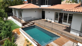 Chaleureuse villa avec 5 chambres & piscine, Gujan-Mestras